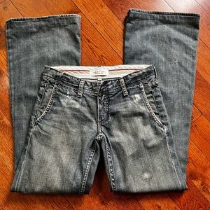 🎈 sale Habitual by Tory Burch Jeans Felix Made in USA Blue Bootcut As new